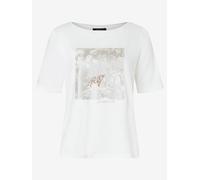 MORE & MORE - T-Shirt mit Foil-Print ecru Sommer-Kollektion ecru - Gr. - 42