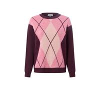 More & More Strickpullover mit Woll-Anteil Damen aubergine, 44