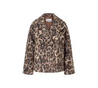 MORE & MORE - Jacke mit Leo-Muster beige - Gr. - 38