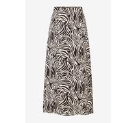 MORE & MORE - Viskoserock mit Animalprint braun - Gr. - 38