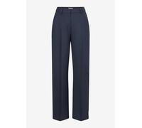 MORE & MORE - weite Anzughose mit Struktur blau - Gr. - 36