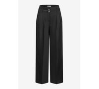 MORE & MORE - weite Bundfaltenhose schwarz - Gr. - 38