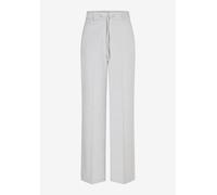 MORE & MORE - Weite Hose mit Bindeband grau - Gr. - 36