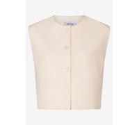 MORE & MORE - Weste mit Knopfleiste beige - Gr. - 42