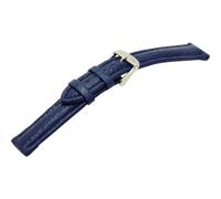 Morellato 18 mm Uhrenarmband in Blau aus Hai Leder mit Edelstahl Dornschließe A01U1273037066CR18