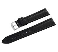 Morellato 18 mm Uhrenarmband in Schwarz aus Echtleder mit Edelstahl Dornschließe A01U1471471019CR18