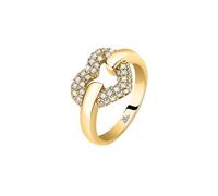 Morellato Bagliori Damenring aus Stahl, Kristalle - SAVO28014, Stahl, Kein Edelstein