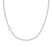 Morellato Cross Herren Halskette aus Stahl, Zirkone - SKR62