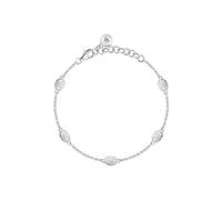 Morellato Damen-Armband aus 925er-Silber, recycelt, Zirkonia, Kollektion Pave, oval, Geschenkideen, Taglia Unica, Metall, Zirkonia