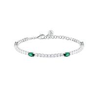 Morellato Damen-Armband aus recyceltem 925er-Silber, bunte Zirkonia, Kollektion Tesori, Tennis, Taglia Unica, Metall, Zirkonia