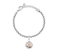Morellato Damen-Armband aus Stahl, DROPS Kollektion, Anhänger, Rosa - SCZ1435