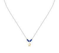 Morellato Damen-Halskette aus Stahl mit Stern, Perlen, Kollektion Talismani, Geschenk Maestra - SAIX22, Legierter Stahl, Achat