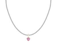 Morellato Damen-Herzhalskette aus Stahl, Zirkone, DROPS-Kollektion, Geschenk für Frauen - SCZ1355