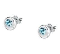 Morellato Damen-Ohrringe aus 925er-Silber recycelt mit farbigem Stein, Lichtpunkt, Kollektion Tesori Eterni
