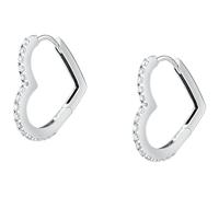 Morellato Damen-Ohrringe aus recyceltem 925 -Silber, TESORI-Kollektion, Herzform SAIW256
