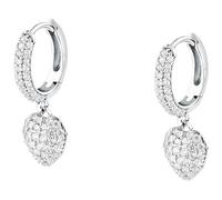 MORELLATO Damen-Ohrringe aus recyceltem 925er Silber, Zirkonia, Kollektion NOBILE, Herz - SAZK08