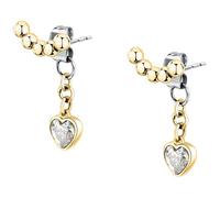Morellato Damen-Ohrringe aus Stahl mit Herz, Emily in Paris TALISMANI-Kollektion, Geschenkideen Freundin