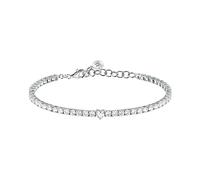 Morellato Damenarmband aus 925 Silber, Zirkone, Tesori-Kollektion, Herz, Tennis SAIW166
