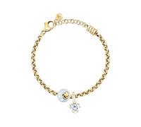 Morellato Damenarmband aus Stahl, Zirkone, DROPS-Kollektion, Herz, Geschenk für Freundin - SCZ1377
