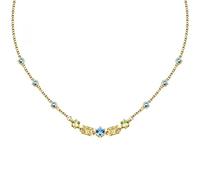 Morellato Farben der Damenhalskette in Stahl, Messing, Zirkon, Kristallen - SAVY05