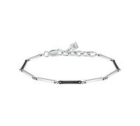 Morellato Herren-Armband aus Edelstahl, Pavé-Stein, IP schwarz, Kollektion Urban - SABH38