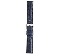 Morellato Herren Uhrenarmband Sport Collection Mod. Racing aus echtem Texas Leder - A01U4206B07, blau, 18 mm, Gurt