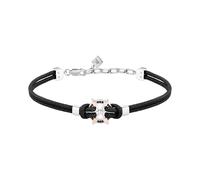 Morellato Herrenarmband aus Stahl, Kristalle, Kollektion Versilia, Steuerrad, Geschenk für Herren, Taglia Unica, Edelstahl, Kein Edelstein