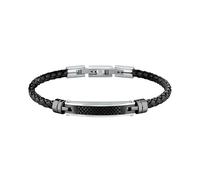 Morellato Herrenarmband aus Stahl, Leder, Moody Kollektion SQH59
