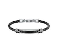 Morellato Herrenarmband aus Stahl, Leder, Moody Kollektion SQH59