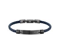 Morellato Herrenarmband, Kollektion Moody, aus Leder, Schwarz-IP, Edelstahl - SQH21