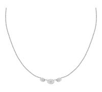 Morellato SAZB03 Damen-Halskette aus 925er-Silber, recycelt, Zirkonia, Kollektion Pave, oval