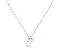 Morellato Mascotte Damenhalskette aus Stahl, Kristalle - SAVL05