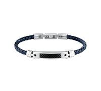 Morellato Moody Collection Herren-Lederarmband SQH61, Stahllegierung