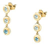 Morellato Damen-Ohrringe aus recyceltem 925 -Gold mit Blauen Steinen, TESORI ETERNI-Kollektion SAXN18