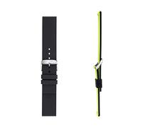 Morellato Uhrenarmband für Herren, RUBBER, Tunguska, Silikon, A01X5396187, Schwarz/Limette, 24mm, Armband