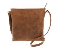 MoreThanHip Crossbody umhängetasche aus mattem Vintage Öko-Leder - Bryony braun oder schwarz Braun
