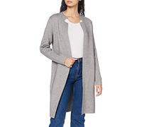 Morgan 162-mblock.m Damen-Cardigan, Sweater, Mittelgrau, Größe XS