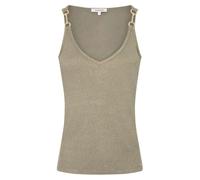 Morgan Damen 242-delia Trägershirt/Cami Shirt, kaki, M