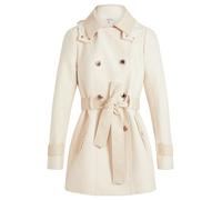 Morgan 242-gzima Damen Trenchcoat mit Kapuze, Elfenbeinfarben, Größe M, 32