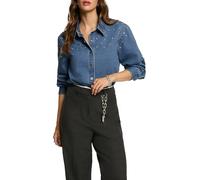 Morgan Bluse, Denim Stone, 40
