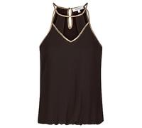 Morgan Bluse Feine Gurte mit schwarzem Flissing 34