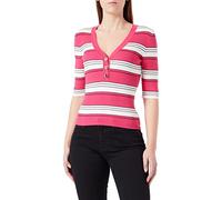 Morgan Damen 231-Mino Pullover, Fuchsia/Elfenbein, XL