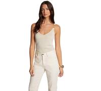 Morgan Damen 242-delia Trägershirt/Cami Shirt, beige, M