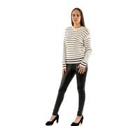 Morgan Damen 242-marino Pullover, Elfenbein/Marineblau, XS