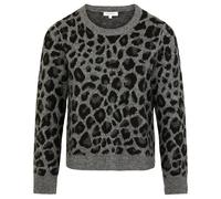 Morgan Damen 242-mtigre Pullover, grau/schwarz, Large
