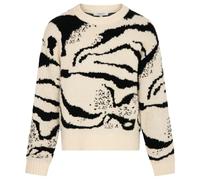 Morgan Damen 242-mzou Pullover, Beige/Schwarz, XL