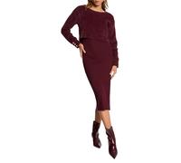 Morgan Damen 242-rmona Kleid, Pflaume M, Large