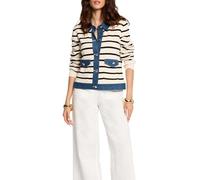 Morgan Damen 251-mnaki Weste, elfenbeinfarben/Schwarz, XS