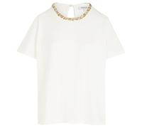 Morgan Damen 252-dany Kurzarm-T-Shirts, Off White M, M