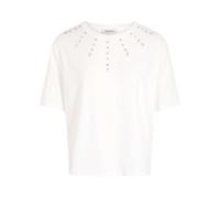 Morgan Damen 261-dourra Kurzarm-T-Shirt, Off White M, X-Large
